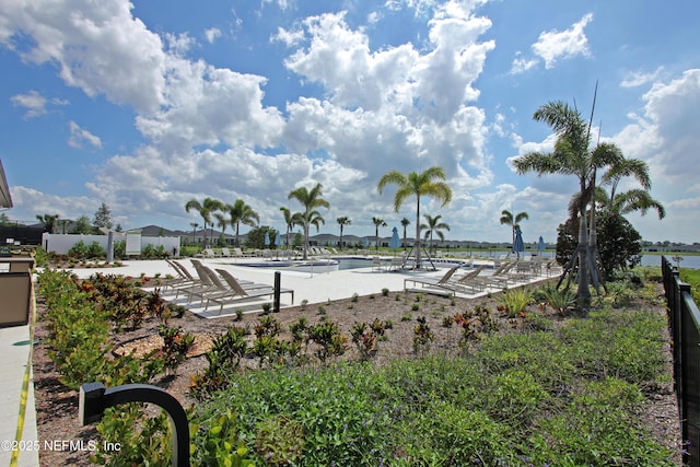 view of community