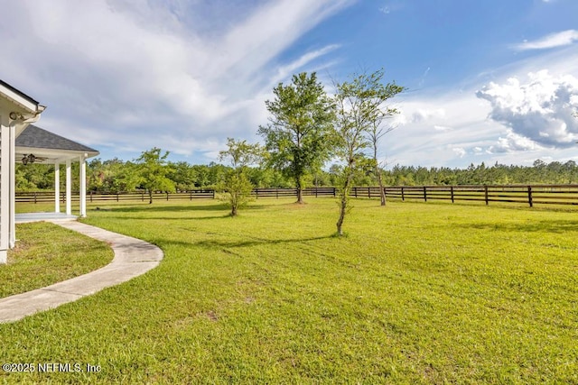 27359 Geiger Rd, Hilliard, FL 32046 - view of yard featuring a view of countryside