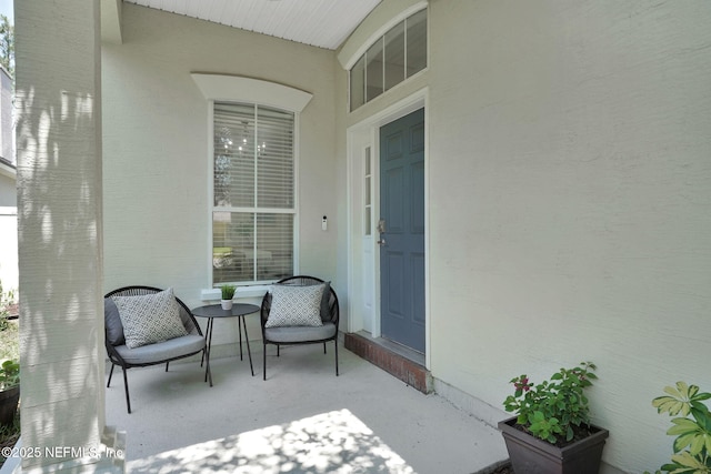 767 Mosswood Chase St, Orange Park, FL 32065 - entrance to property with covered porch and stucco siding