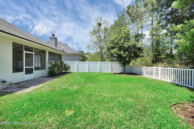 767 Mosswood Chase St, Orange Park, FL 32065 - view of yard featuring a sunroom