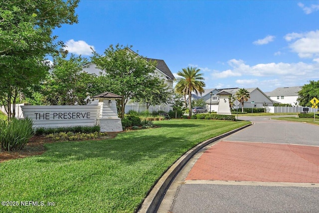 433 Marsh Cove Dr, Ponte Vedra Beach, FL 32082 - community / neighborhood sign featuring a yard and a residential view