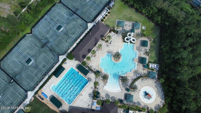 724 Piney Pl, Saint Johns, FL 32259 - aerial view of a pool