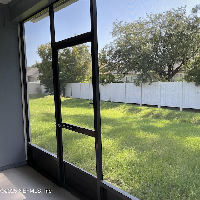 10470 Collins Field Cir, Jacksonville, FL 32222 - view of unfurnished sunroom