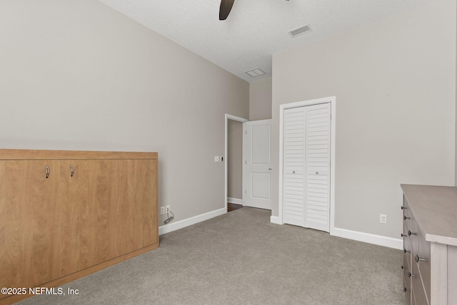 14048 Prater Ct, Jacksonville, FL 32224 - unfurnished bedroom featuring carpet flooring, baseboards, a closet, and ceiling fan
