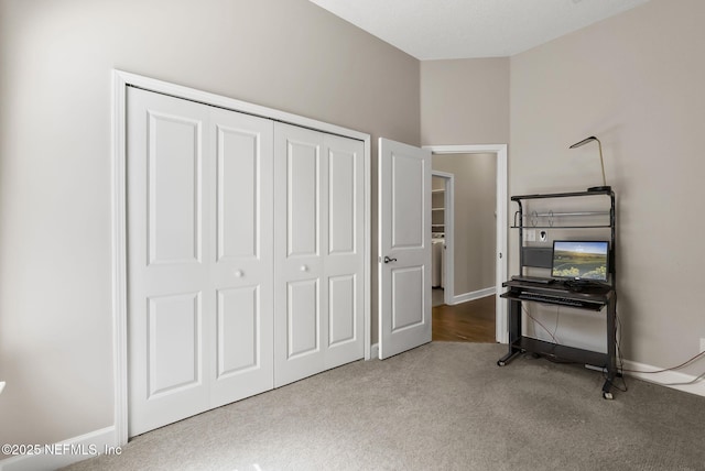 14048 Prater Ct, Jacksonville, FL 32224 - unfurnished bedroom with carpet flooring, a closet, and baseboards
