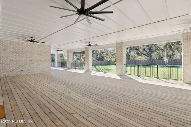 97002 Jose Gaspar Way, Yulee, FL 32097 - deck with a ceiling fan