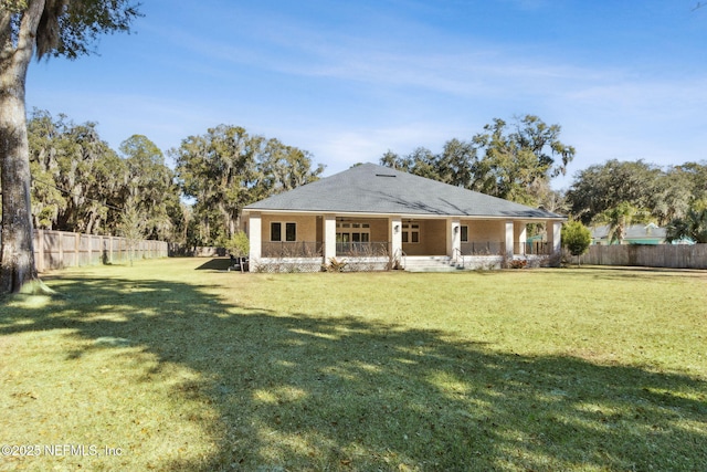 97002 Jose Gaspar Way, Yulee, FL 32097 - rear view of property featuring a porch