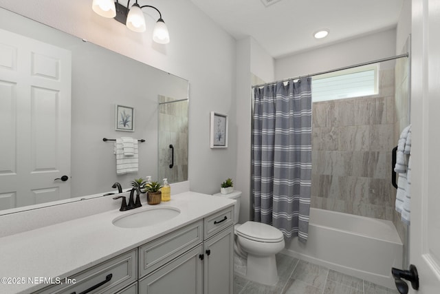 275 Kellet Way, Saint Johns, FL 32259 - full bathroom with vanity, toilet, and shower / bath combination with curtain