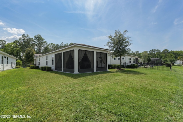 275 Kellet Way, Saint Johns, FL 32259 - back of house featuring a sunroom
