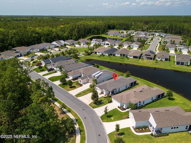 275 Kellet Way, Saint Johns, FL 32259 - aerial view of residential area featuring a forest and a large body of water
