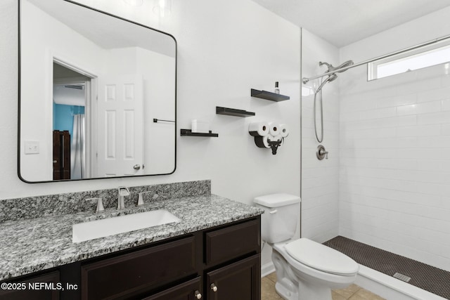 219 Heron Landing Rd, Saint Johns, FL 32259 - bathroom featuring tiled shower and toilet