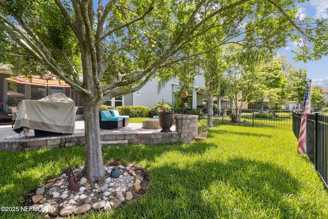 219 Heron Landing Rd, Saint Johns, FL 32259 - view of yard with a patio area and outdoor lounge area