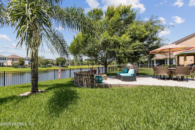 219 Heron Landing Rd, Saint Johns, FL 32259 - view of yard featuring a patio and a water view