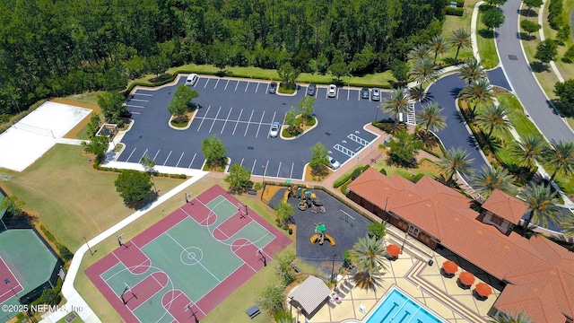 219 Heron Landing Rd, Saint Johns, FL 32259 - aerial view of a pool area