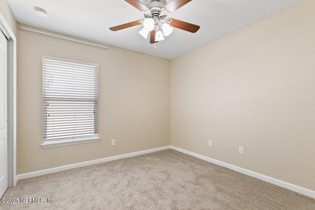 680 Briar View Dr, Orange Park, FL 32065 - empty room with carpet, ceiling fan, baseboards, and a smoke detector