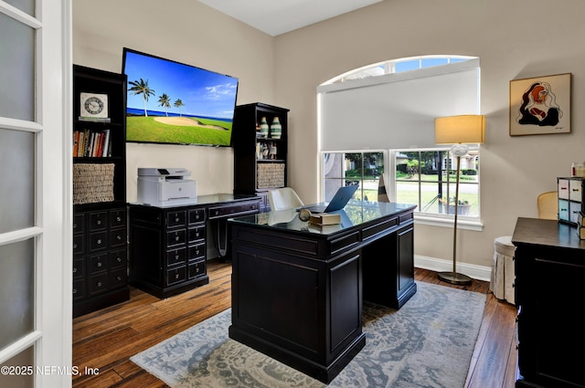 3854 Painted Bunting Way, Jacksonville, FL 32224 - office space featuring wood-type flooring, healthy amount of natural light, and baseboards