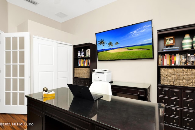 3854 Painted Bunting Way, Jacksonville, FL 32224 - office space featuring dark wood-style floors