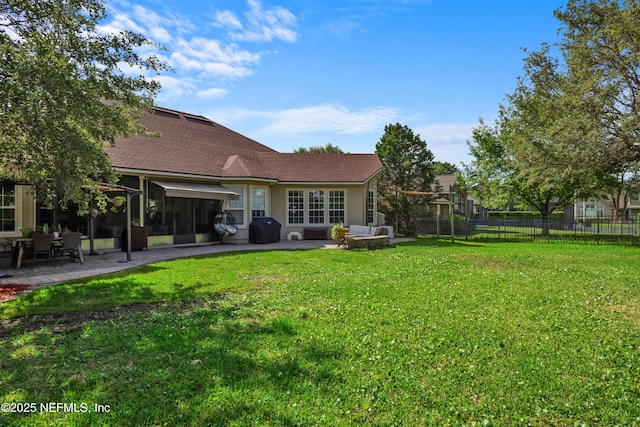 3854 Painted Bunting Way, Jacksonville, FL 32224 - back of property featuring a patio
