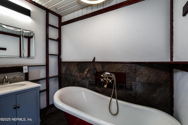 54038 Charles St, Callahan, FL 32011 - bathroom featuring a freestanding bath and vanity