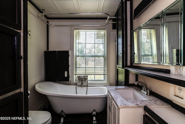 54038 Charles St, Callahan, FL 32011 - bathroom with vanity and a freestanding tub