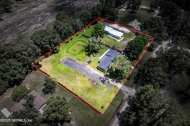 54038 Charles St, Callahan, FL 32011 - aerial overview of property's location featuring property parcel outlined