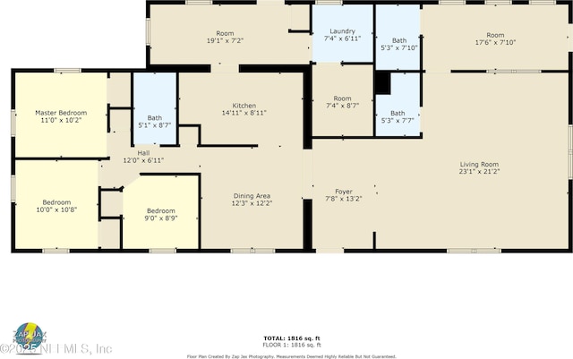 54038 Charles St, Callahan, FL 32011 - view of home floor plan