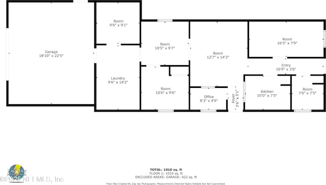 54038 Charles St, Callahan, FL 32011 - view of home floor plan