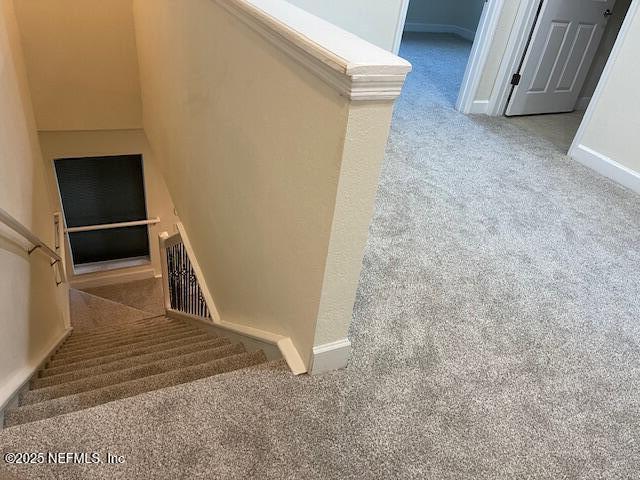 9745 Touchton Rd Unit 2522, Jacksonville, FL 32246 - stairs with carpet flooring and baseboards