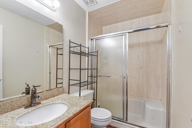 726 Calico Jack Way, Green Cove Springs, FL 32043 - bathroom featuring toilet, a stall shower, and vanity