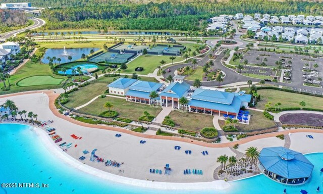 175 Boracay Cir, Saint Johns, FL 32259 - drone / aerial view of a nearby body of water and a heavily wooded area