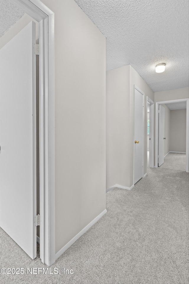 347 Greencastle Rd Unit 46, Jacksonville, FL 32225 - corridor featuring carpet, a textured ceiling, and baseboards
