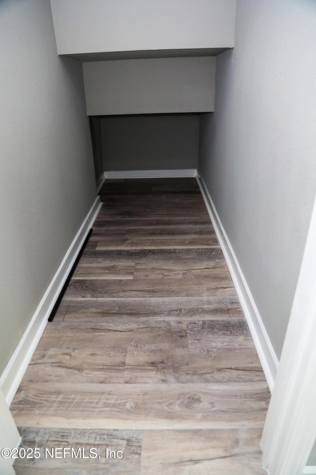 1205 Neva St, Jacksonville, FL 32205 - stairs with wood finished floors and baseboards