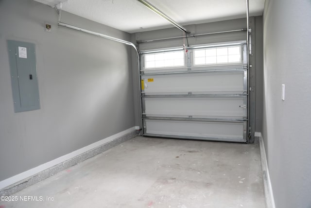 1205 Neva St, Jacksonville, FL 32205 - garage featuring electric panel and baseboards