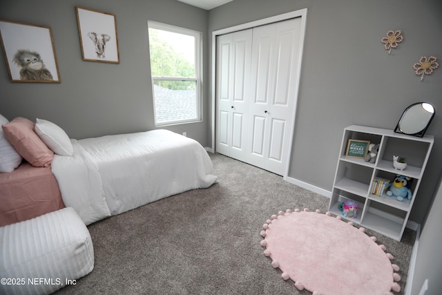 1205 Neva St, Jacksonville, FL 32205 - carpeted bedroom featuring a closet and baseboards