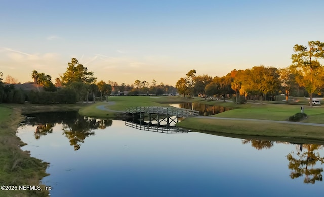 1611 Nottingham Knoll Dr, Jacksonville, FL 32225 - water view with a local golf course