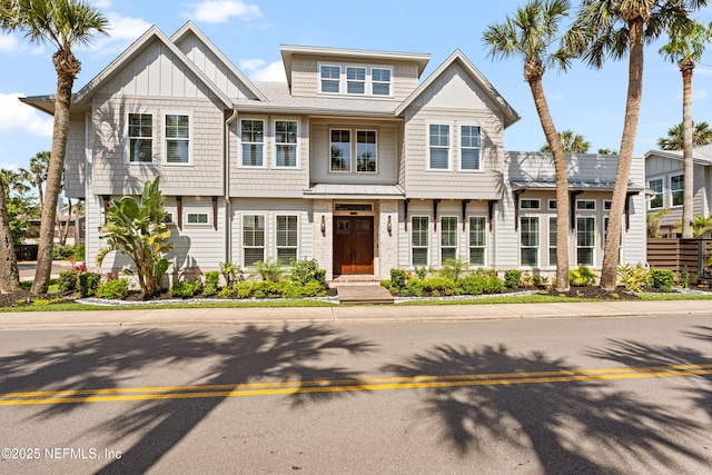 520 E Coast Dr, Atlantic Beach, FL 32233 - view of property featuring board and batten siding