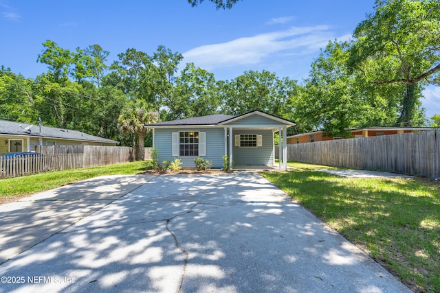 1961 Spring Drive Rd, Jacksonville, FL 32209 - view of front facade with concrete driveway