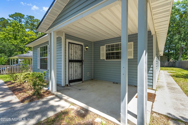 1961 Spring Drive Rd, Jacksonville, FL 32209 - entrance to property featuring an attached carport