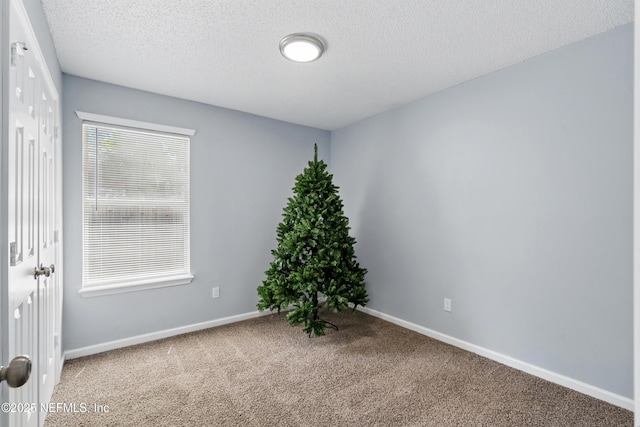 1961 Spring Drive Rd, Jacksonville, FL 32209 - carpeted empty room featuring baseboards and a textured ceiling