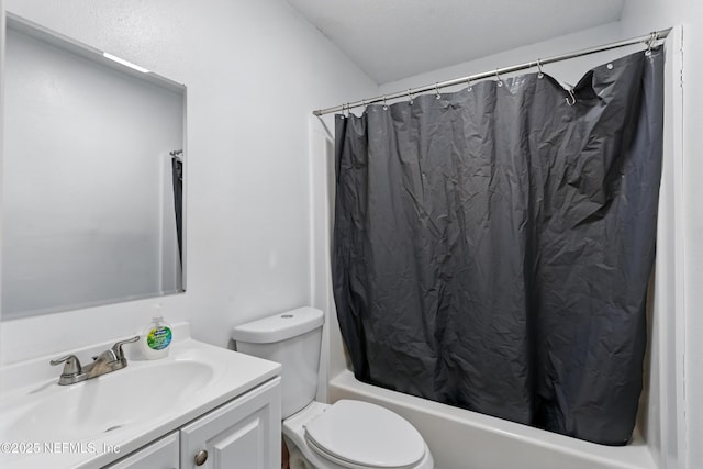 1961 Spring Drive Rd, Jacksonville, FL 32209 - bathroom with vanity, shower / bath combo, and toilet