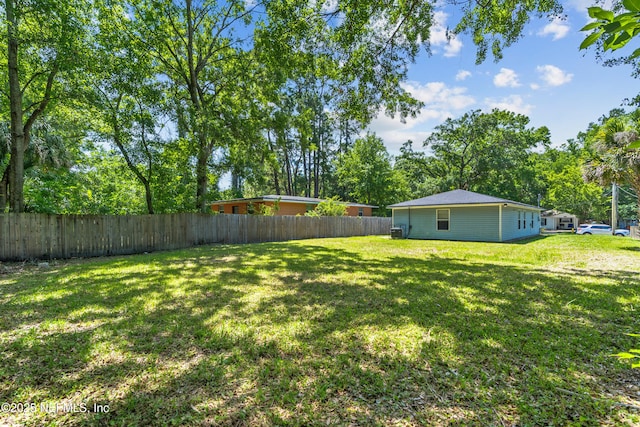 1961 Spring Drive Rd, Jacksonville, FL 32209 - view of yard featuring view of wooded area