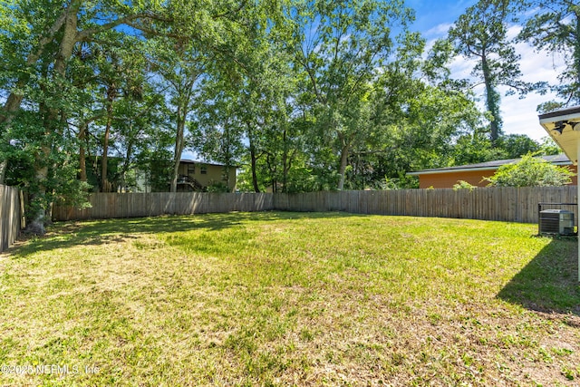 1961 Spring Drive Rd, Jacksonville, FL 32209 - view of yard with central AC