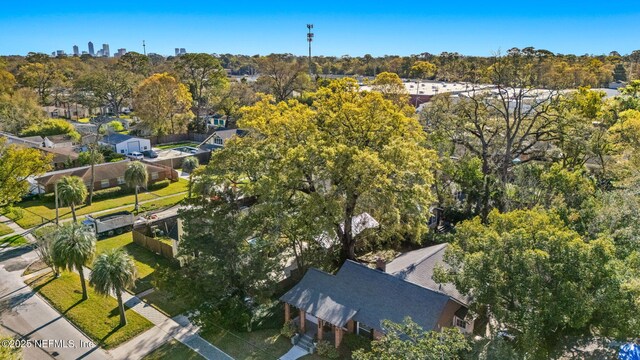 3712 Trask St, Jacksonville, FL 32205 - aerial overview of property's location with a tree filled landscape