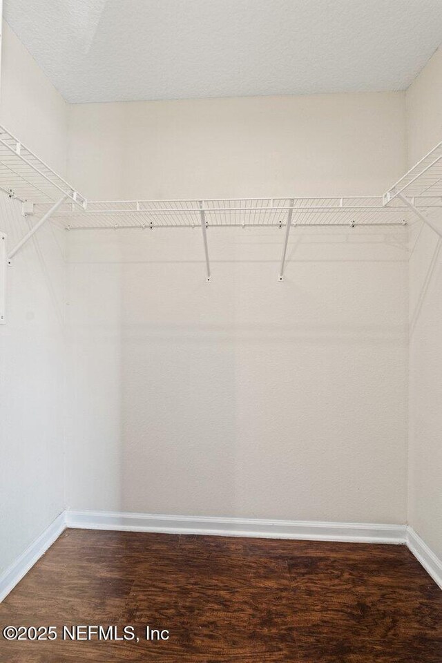 3143 Post St, Jacksonville, FL 32205 - walk in closet featuring dark wood finished floors