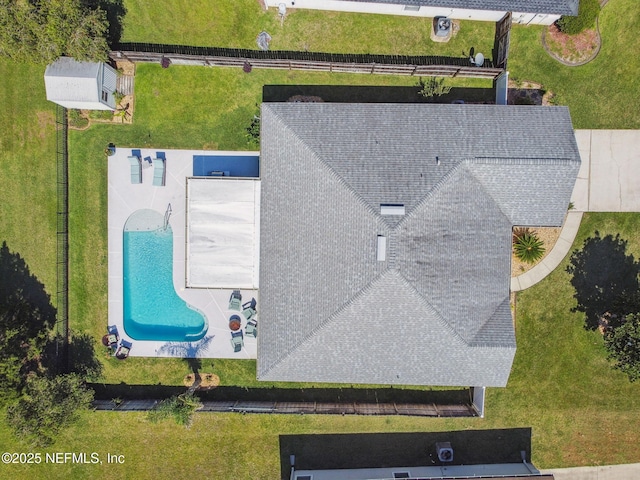3684 Arava Dr, Green Cove Springs, FL 32043 - drone / aerial view of a pool area