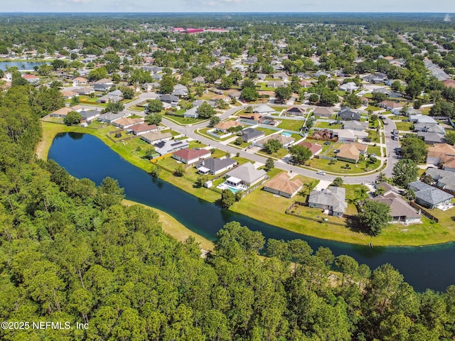 3684 Arava Dr, Green Cove Springs, FL 32043 - aerial overview of property's location featuring a large body of water and nearby suburban area