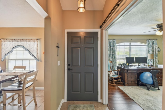 3684 Arava Dr, Green Cove Springs, FL 32043 - foyer featuring ceiling fan and baseboards