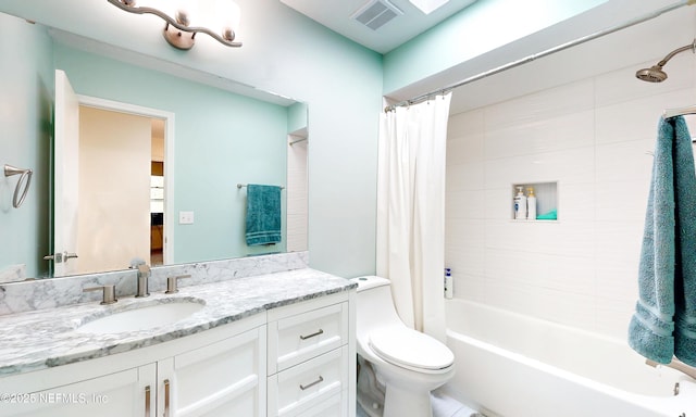 5325 Julington Ridge Dr S, Jacksonville, FL 32258 - full bath with vanity, toilet, and shower / bath combo with shower curtain