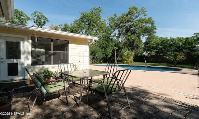 5325 Julington Ridge Dr S, Jacksonville, FL 32258 - view of patio / terrace featuring an outdoor pool and fence