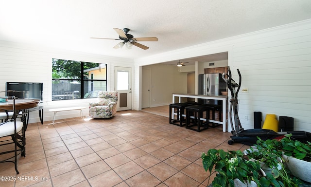 5325 Julington Ridge Dr S, Jacksonville, FL 32258 - view of patio / terrace featuring a ceiling fan and outdoor dining space